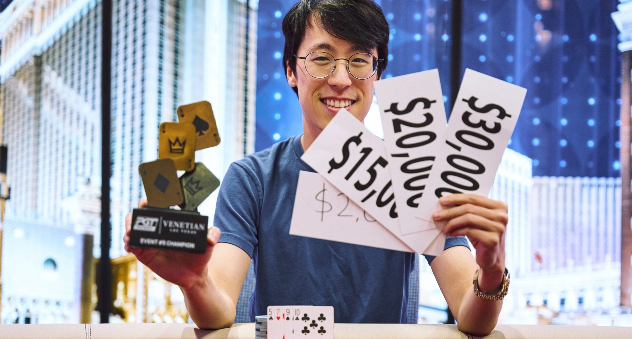 Michael Wang、Jordan Glazer 於威尼斯人 PGT PLO 系列賽奪冠