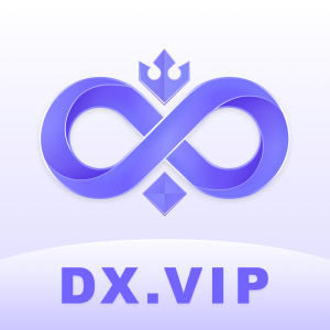 德信竞技 / 德信平台(DX Poker)官方启动图标,DX.VIP品牌标识