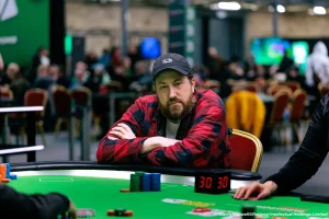 Irish Poker Open Final Table poker tournament scene player at table 2026 main event