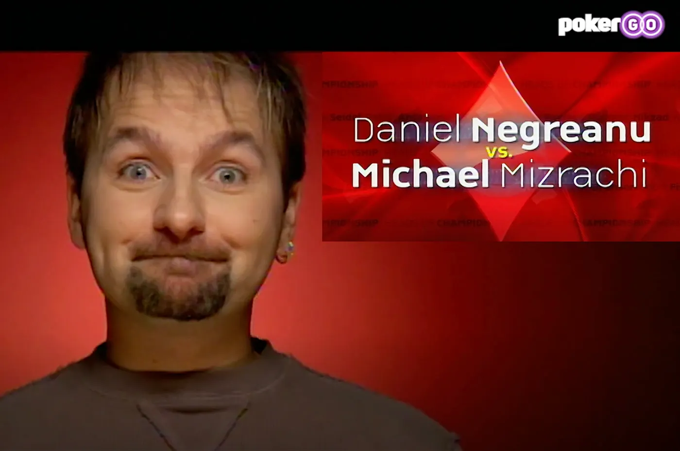 Michael Mizrachi portrait during National Heads-Up Poker Championship interview