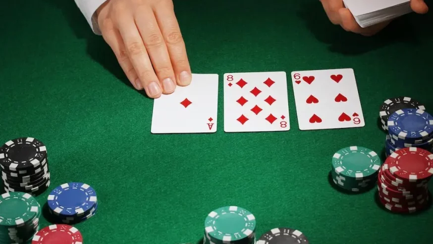 wet board poker strategy example coordinated board draw heavy Texas Holdem decision making