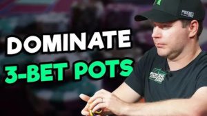 Chiến lược 3-bet pot trong poker, quyết định flop, pot áp lực cao, phân tích Texas Holdem